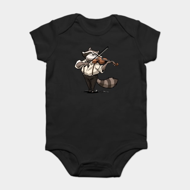 Raccoon Rhapsody Baby Bodysuit by GoshWow®